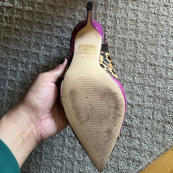 ALDO leopard print high heels - Picture 6 of 7